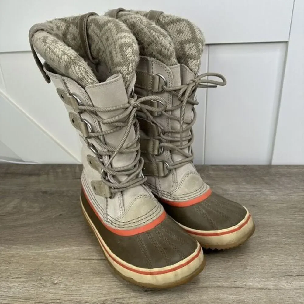 Sorel Women's Joan of Arctic Size 6 Waterproof Winter Snow Boots NL2084-160